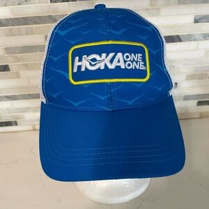 Hoka one one blue white 
Mesh SnapBack trucker hat cap “time to fly”
Bird print